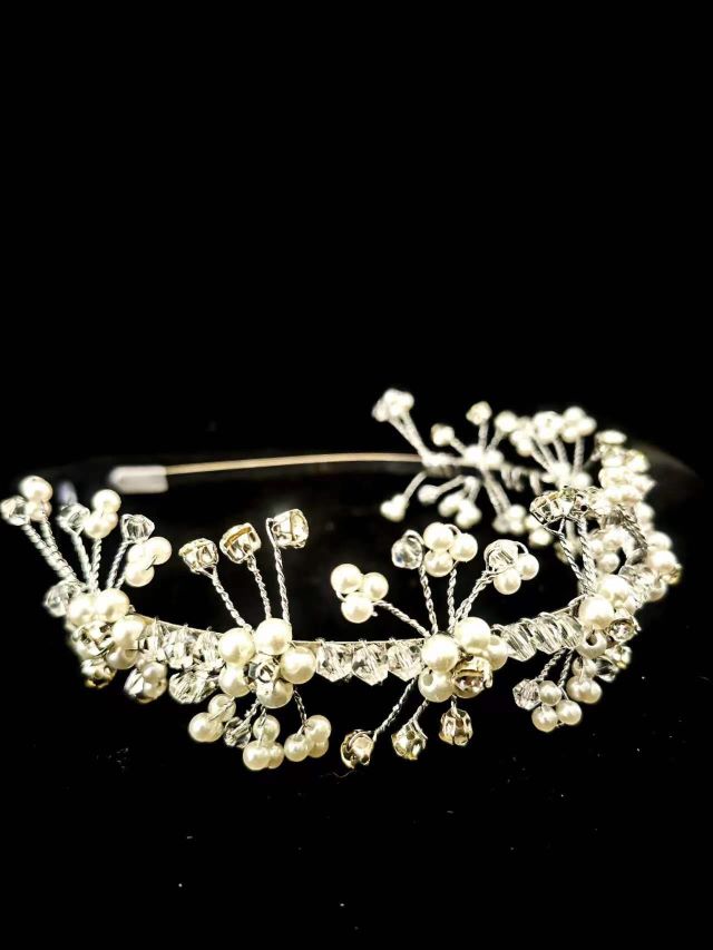 Floryme Flower Girl Headpiece Daily Wear/Wedding/Special Occasion Flower