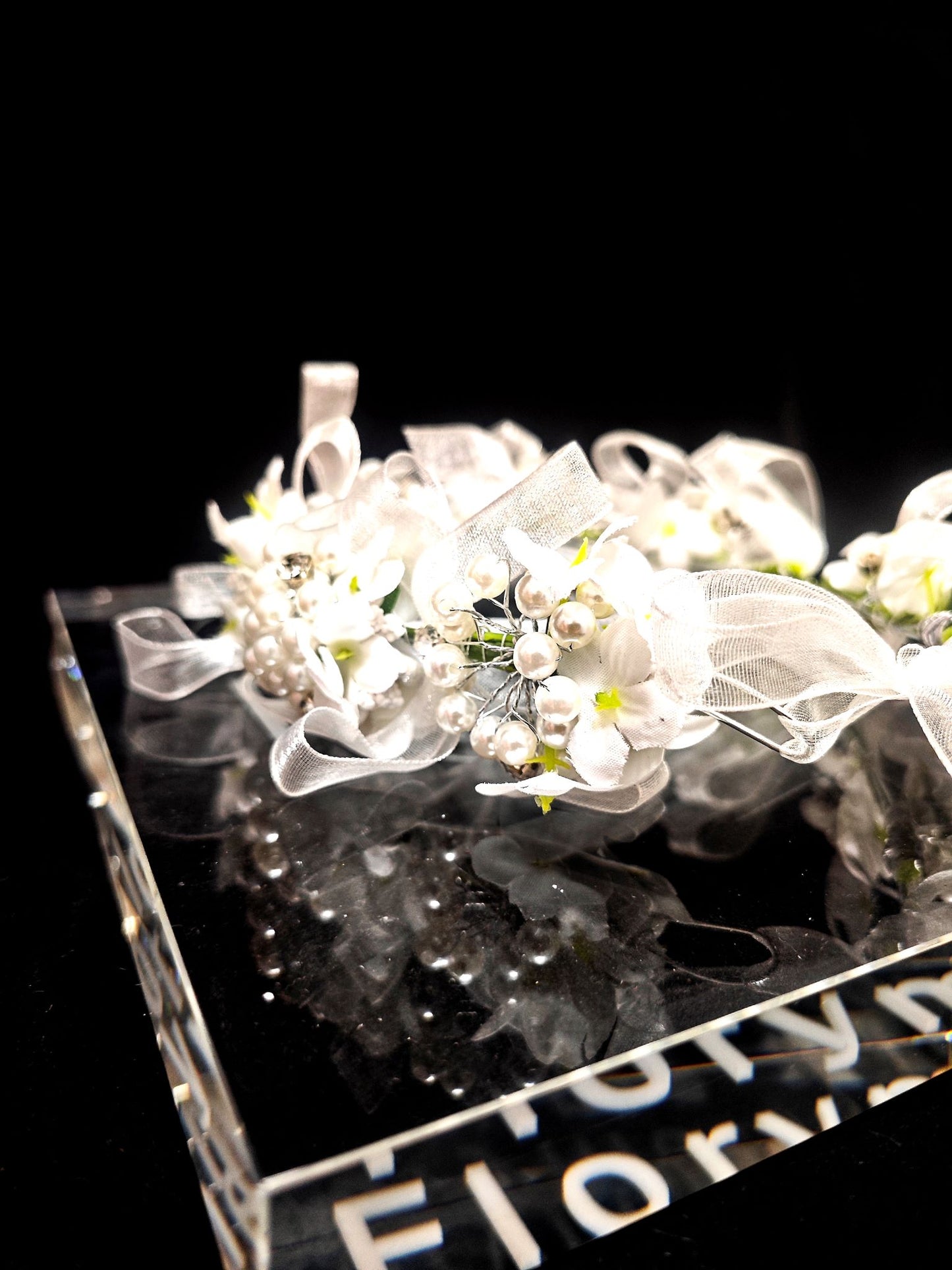 Floryme Flower Girl Accessories Alloy Headpieces With Flower/Imitation Pearls