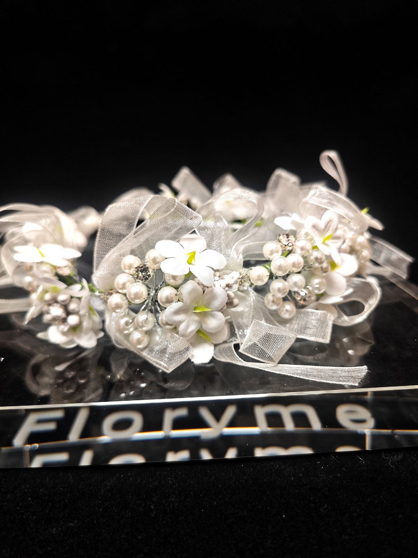 Floryme Flower Girl Accessories Alloy Headpieces With Flower/Imitation Pearls