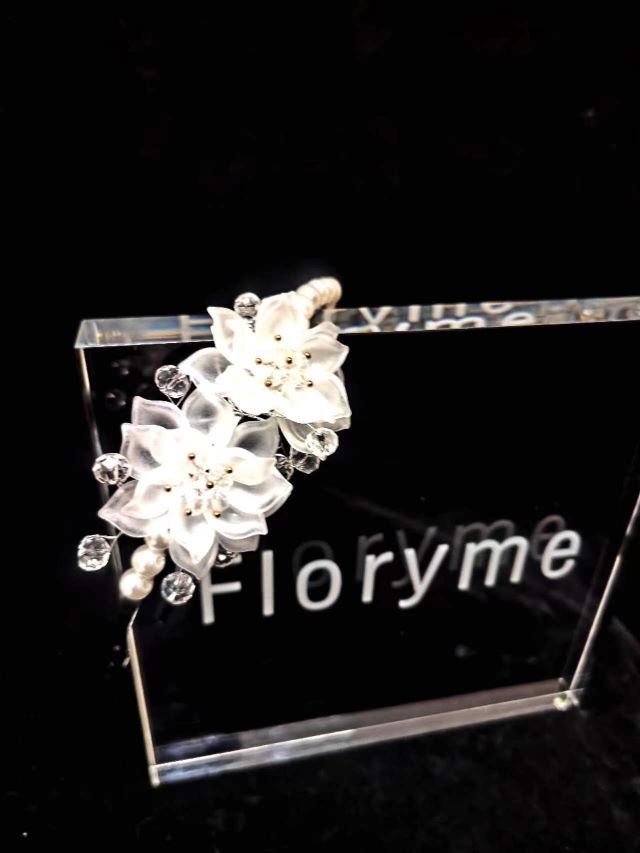 Floryme Flower Girl Accessories Alloy Headpieces With Imitation Pearls
