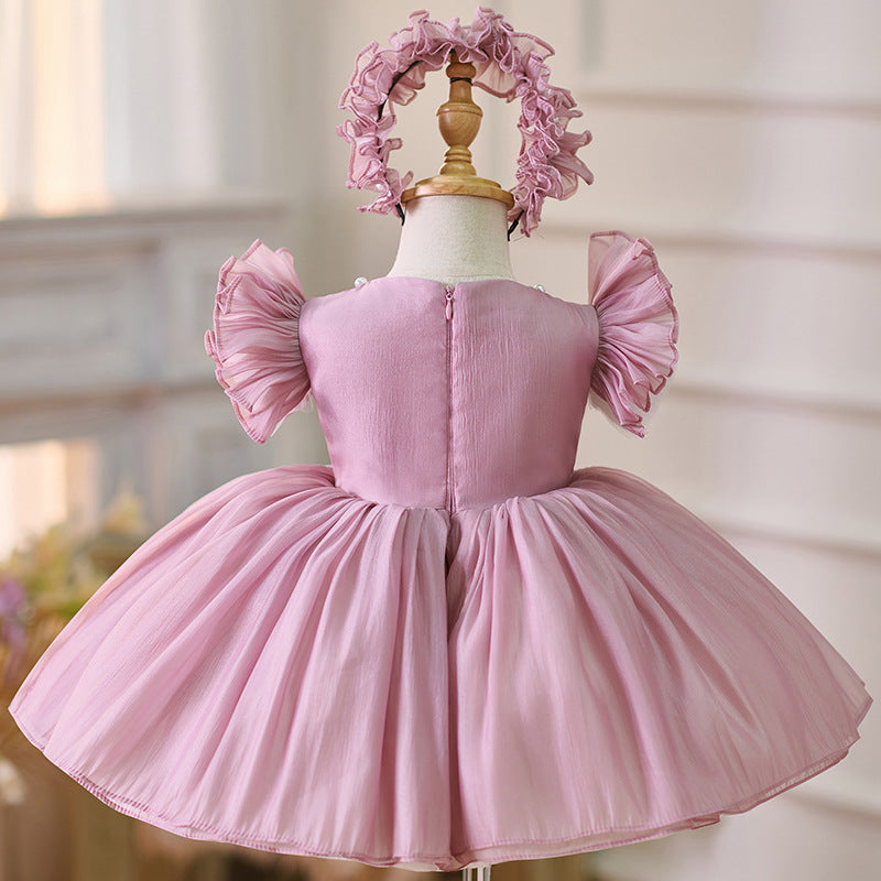 Floryme Princess Knee-length Baby Girl Birthday Dress