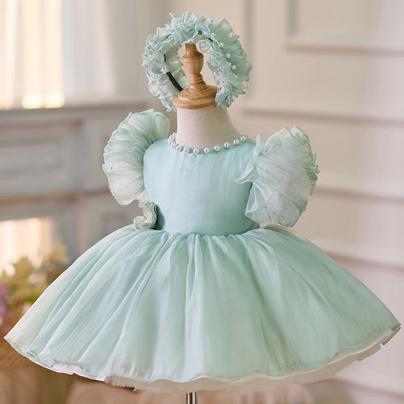 Floryme Princess Knee-length Baby Girl Birthday Dress