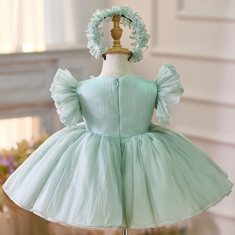 Floryme Princess Knee-length Baby Girl Birthday Dress