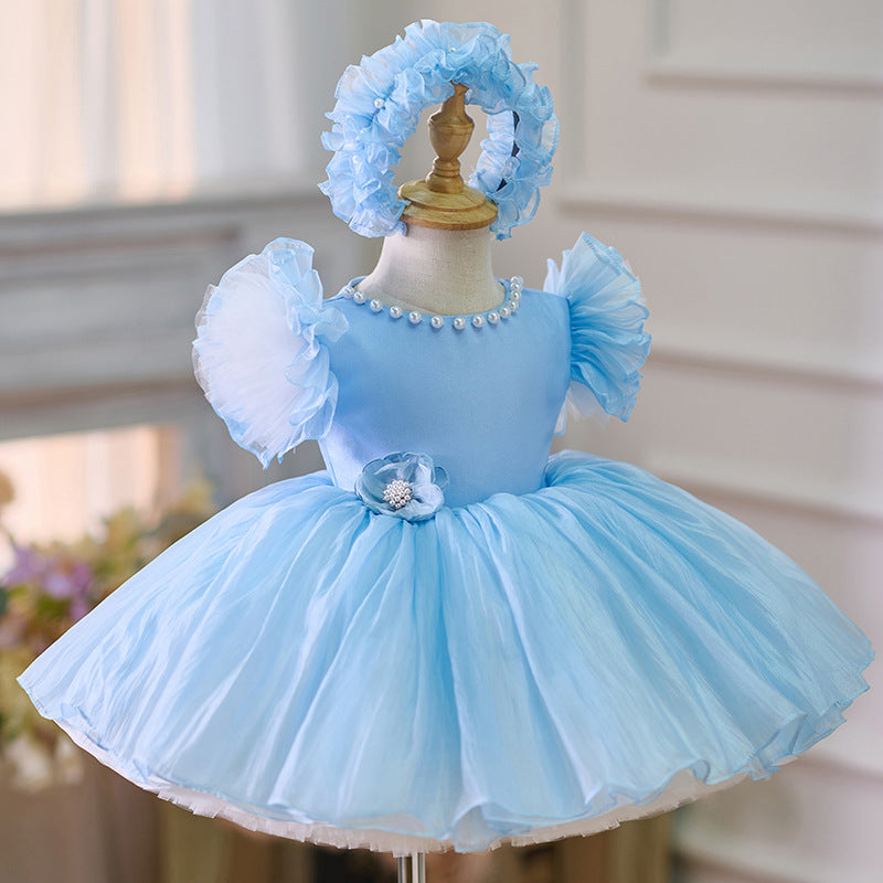 Floryme Princess Knee-length Baby Girl Birthday Dress