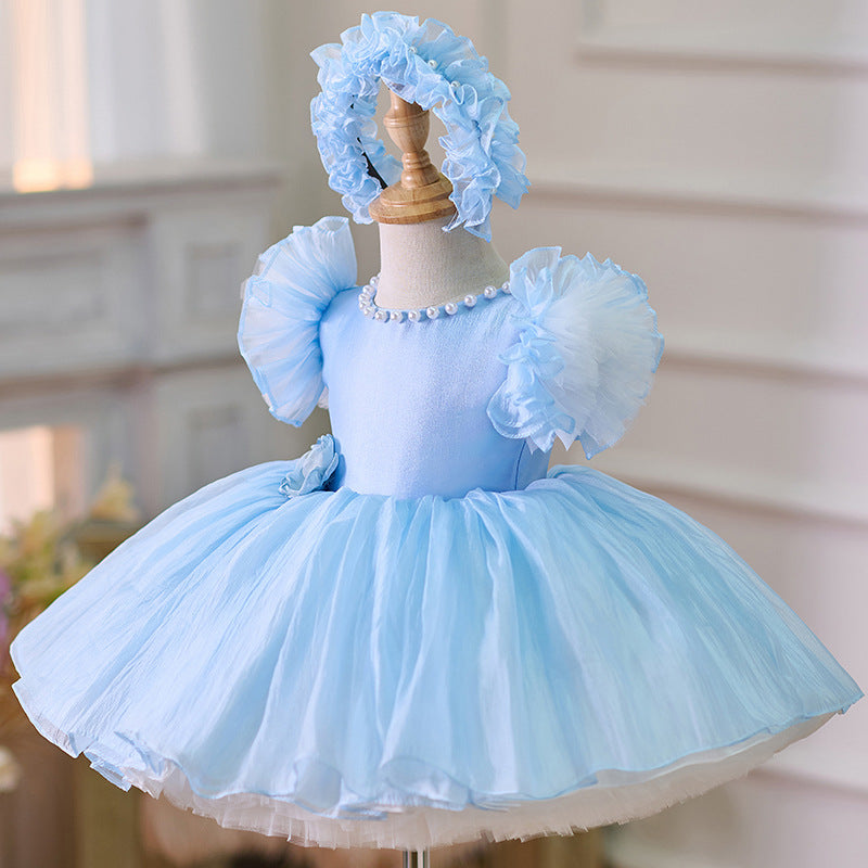 Floryme Princess Knee-length Baby Girl Birthday Dress