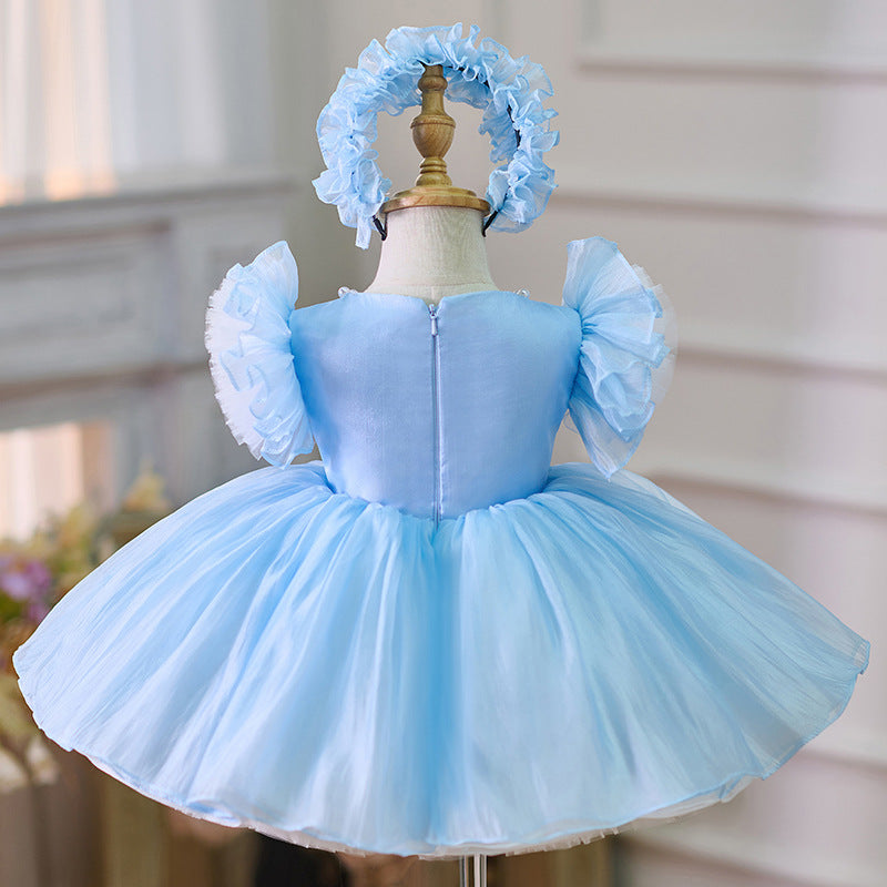 Floryme Princess Knee-length Baby Girl Birthday Dress