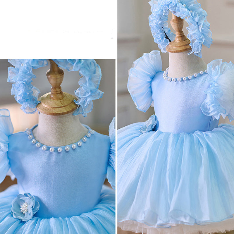 Floryme Princess Knee-length Baby Girl Birthday Dress