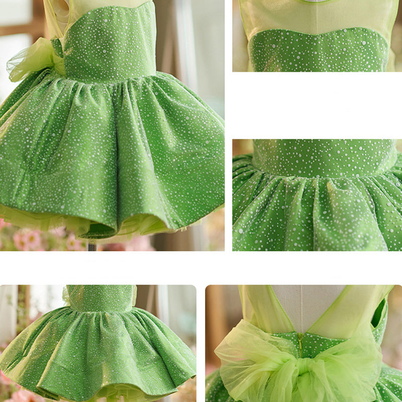 Floryme Princess Knee-length Baby Girl Birthday Dress