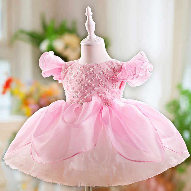 Floryme Princess Knee-length Baby Girl Birthday Dress
