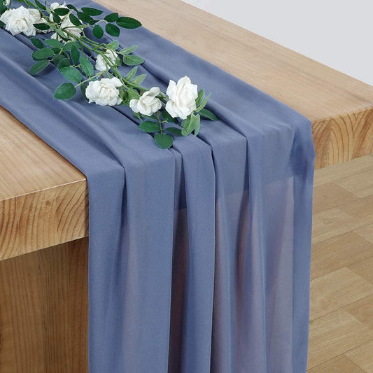 Floryme Dreamlike/Fascinating Chiffon Decorations - Table Runner