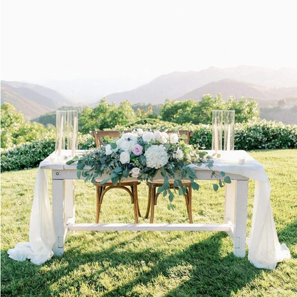 Floryme Dreamlike/Fascinating Chiffon Decorations - Table Runner