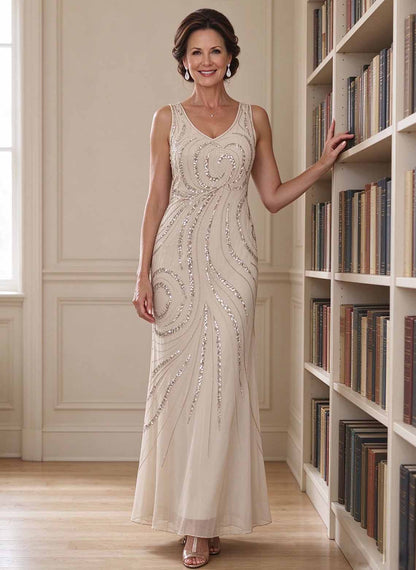 Floryme Sheath/Column Chiffon Mother of the Bride Dress