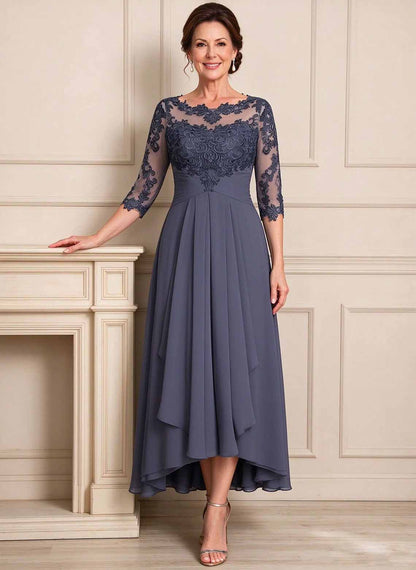 Floryme Stormy A-line Lace Mother of the Bride Dress