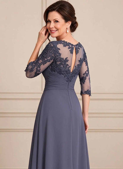 Floryme Stormy A-line Lace Mother of the Bride Dress
