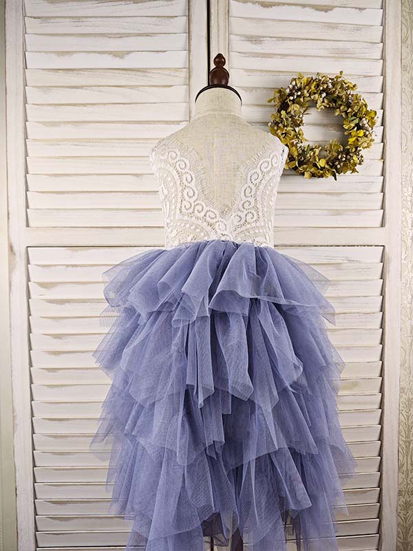 Floryme Ball-Gown/Princess Lace/Tulle Ankle-length Dress