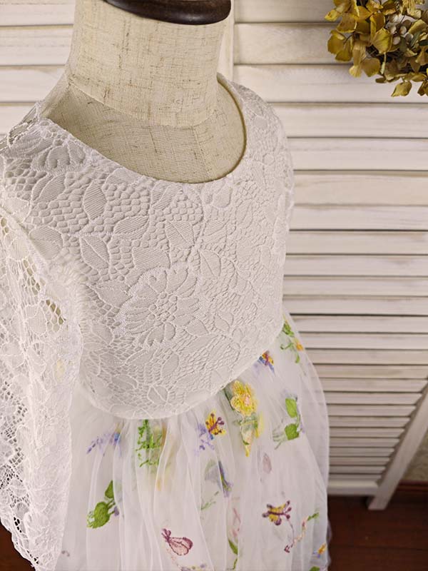 Floryme Ball-Gown/Princess Lace/Tulle Ankle-length Dress