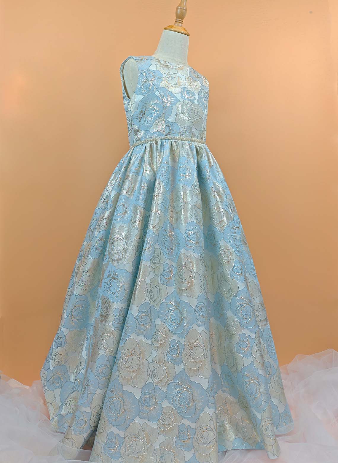 Floryme Ball-Gown/Princess Satin Floor-length Dress