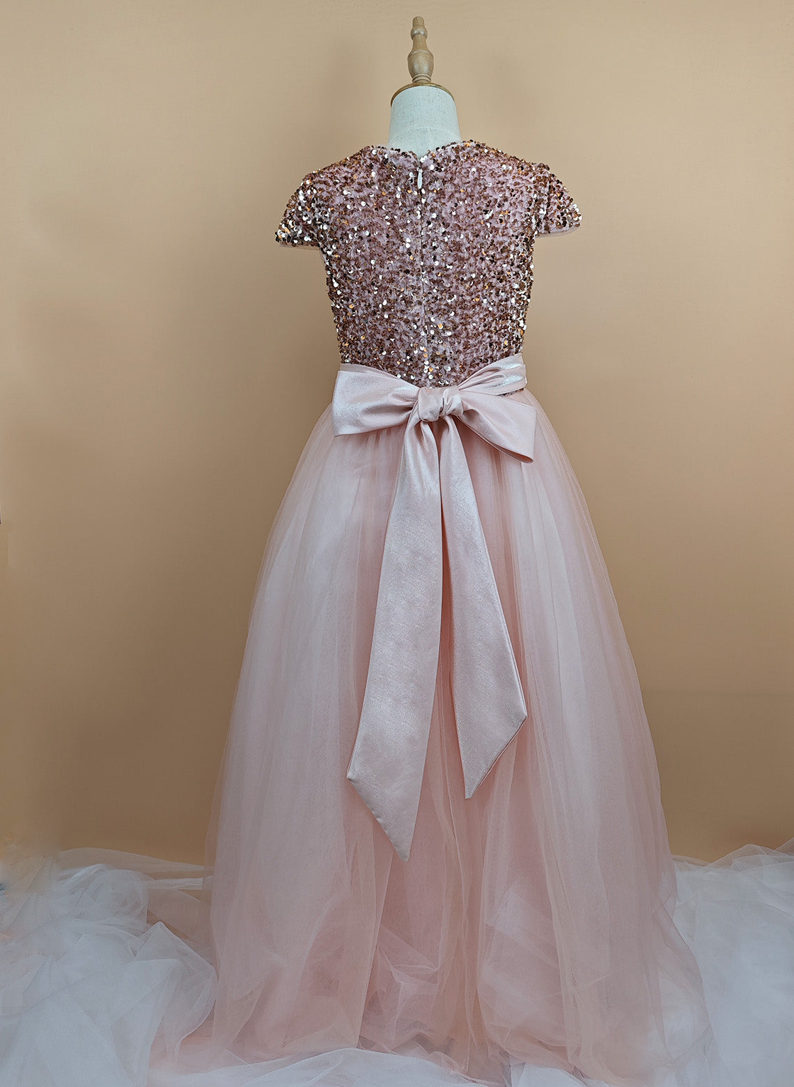 Floryme Ball-Gown/Princess Tulle Floor-length Dress