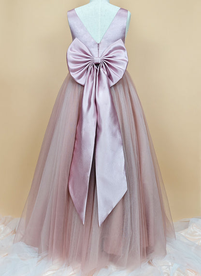 Floryme Ball-Gown/Princess Satin/Tulle Floor-length Dress