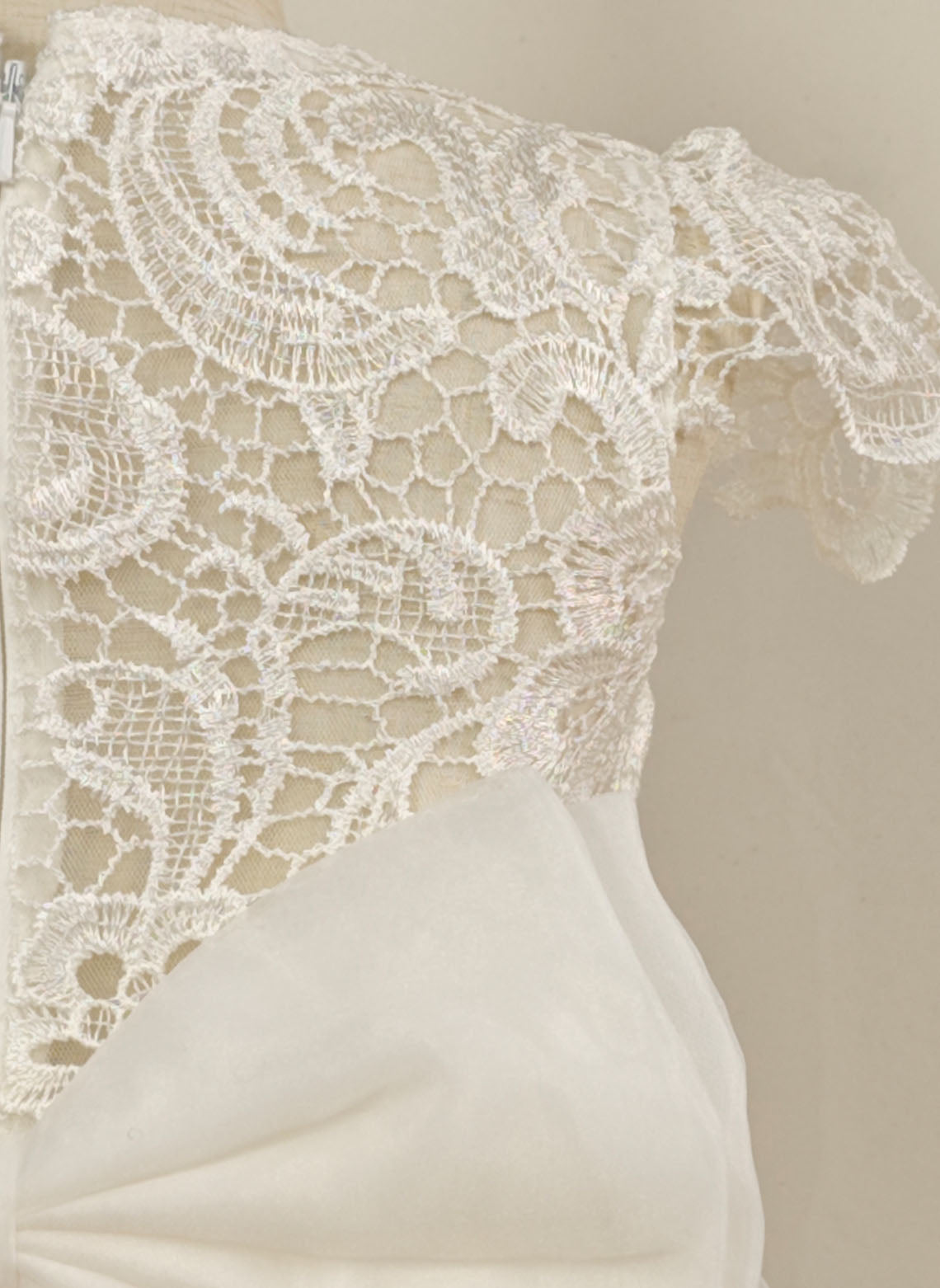 Floryme A-line Scoop Organza/Tulle/Lace Floor-length Flower Girl Dress With Bow