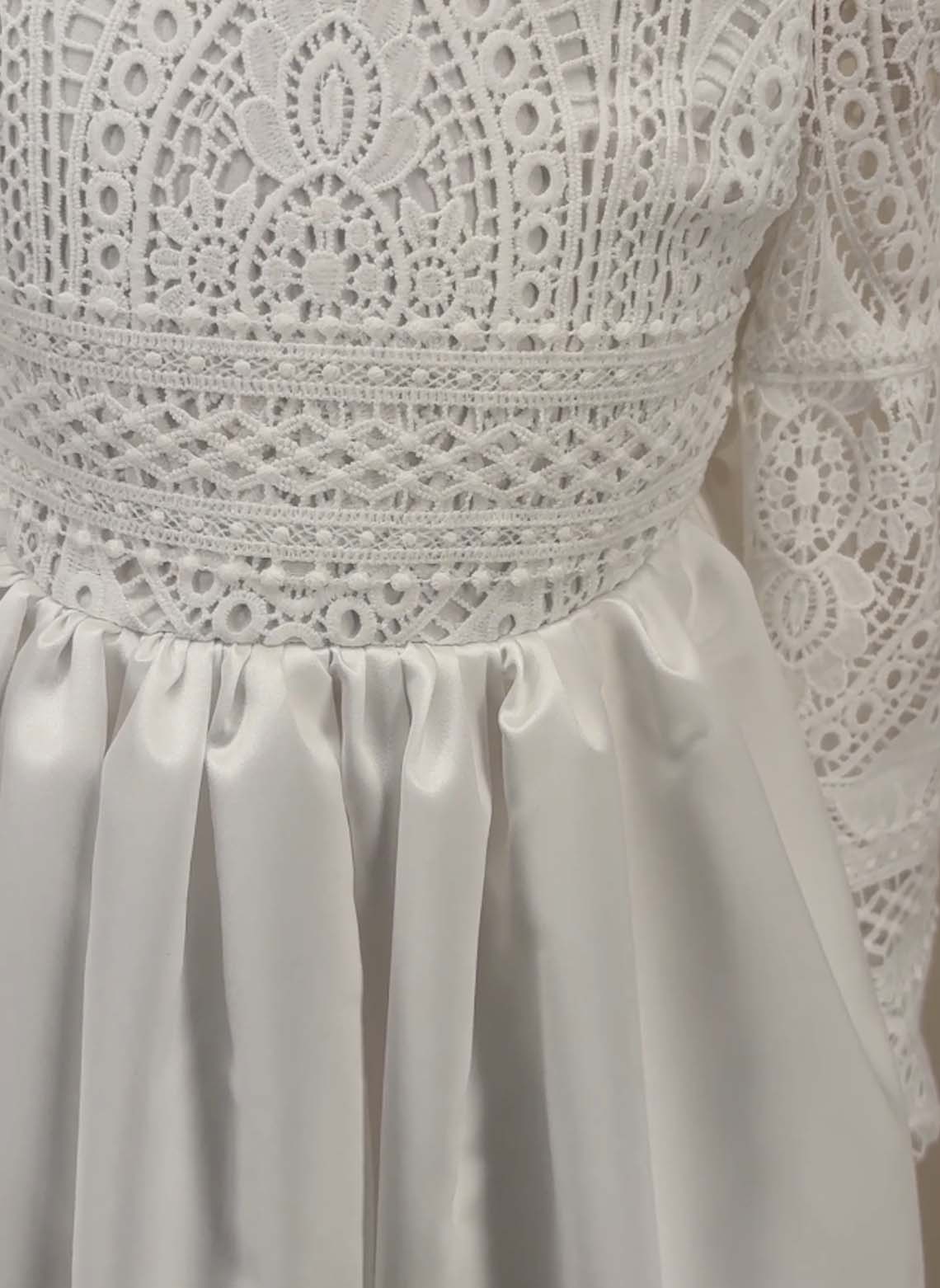 Floryme Lace Maxi First Communion Dress, Junior Bridesmaid & Portrait Gown