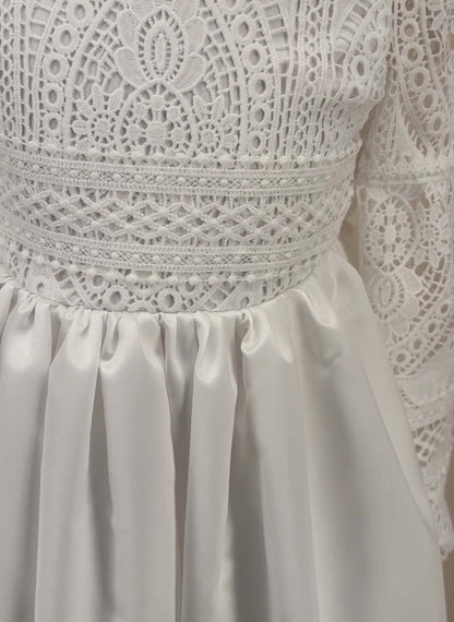 Floryme Lace Maxi First Communion Dress, Junior Bridesmaid & Portrait Gown