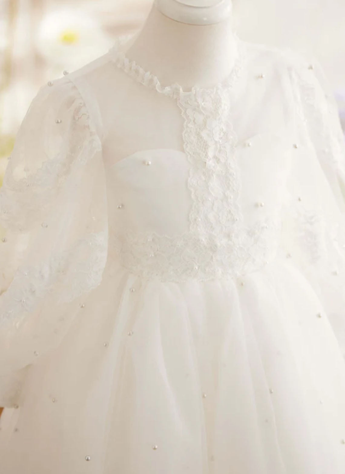 Floryme A-line Flower Girl Dress, First Communion & Formal Portrait Dress
