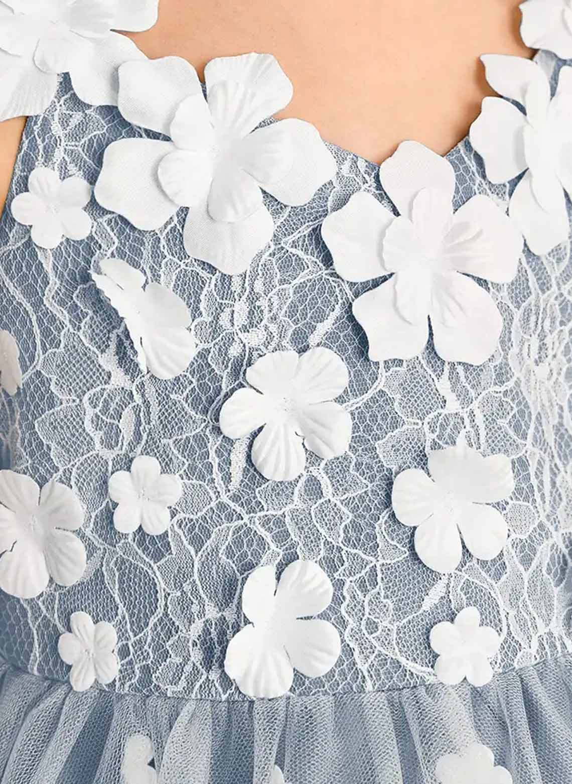 Floryme Satin Tulle Knee-length Flower Girl Dress With Bow