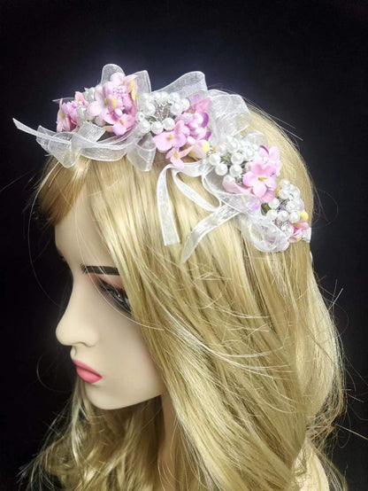 Floryme Flower Girl Headpiece Special Occasion Sequin/Flower