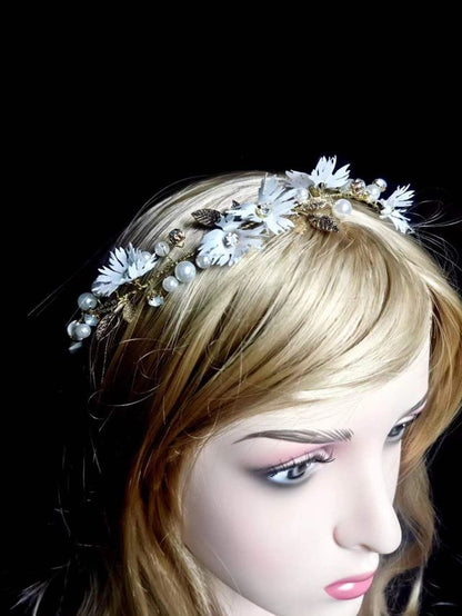 Floryme Flower Girl Headpiece Wedding/Special Occasion