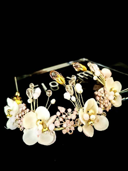 Floryme Flower Girl Alloy Headpieces With Flower