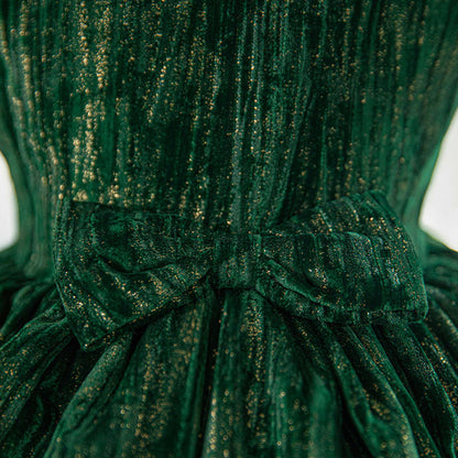 Floryme High Neck Knee-length Baby Girl Birthday Dress