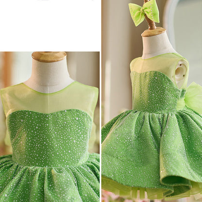 Floryme Princess Knee-length Baby Girl Birthday Dress