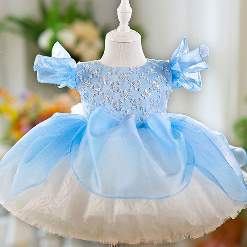 Floryme Princess Knee-length Baby Girl Birthday Dress