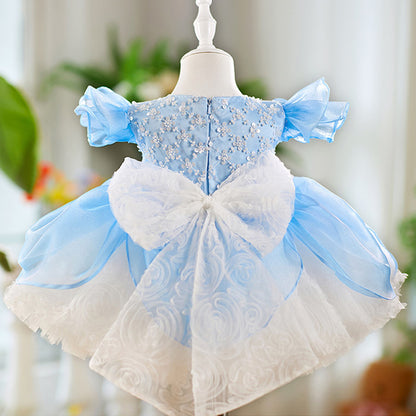 Floryme Princess Knee-length Baby Girl Birthday Dress