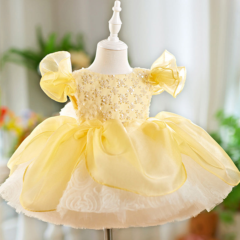 Floryme Princess Knee-length Baby Girl Birthday Dress