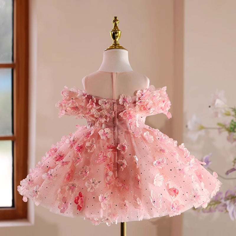 Floryme Princess Knee-length Toddler Birthday Dress