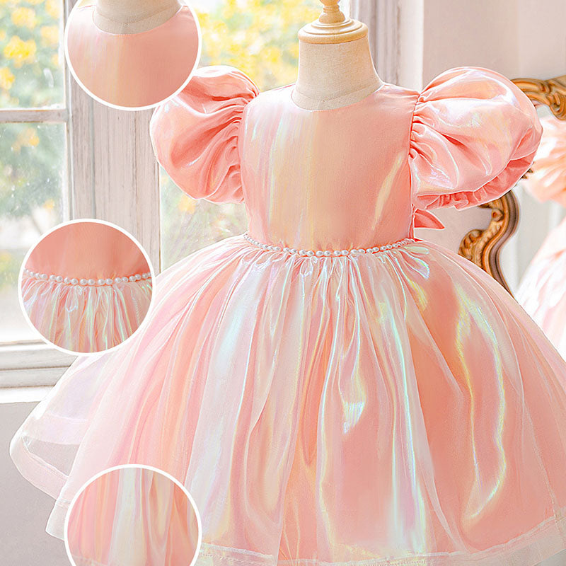 Floryme Princess Knee-length Toddler First Birthday Dress