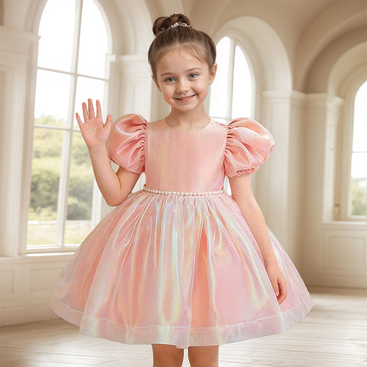 Floryme Princess Knee-length Toddler First Birthday Dress