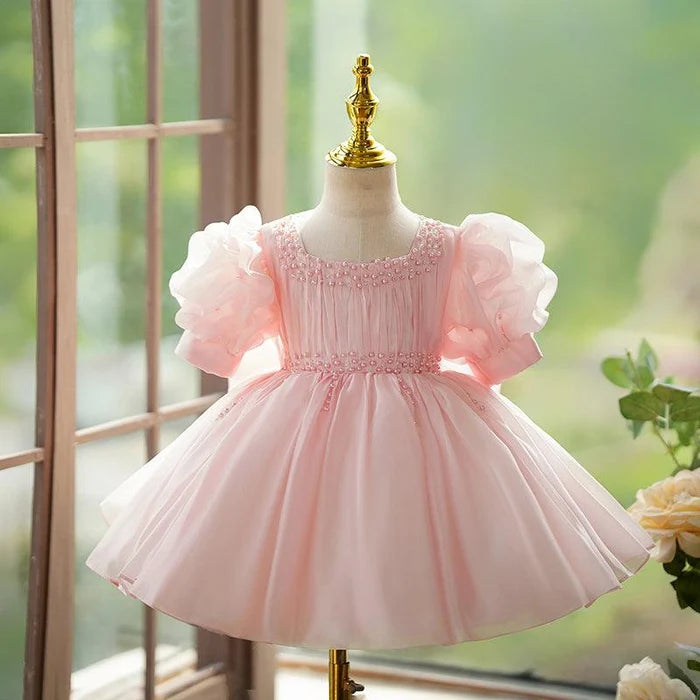 Floryme Tutu Organza Dress for Birthday Party & Flower Girl