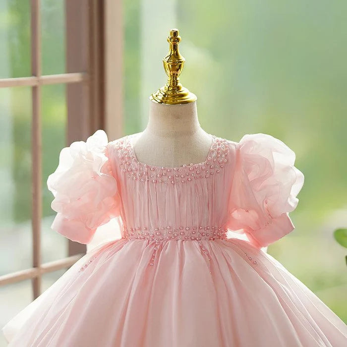 Floryme Tutu Organza Dress for Birthday Party & Flower Girl