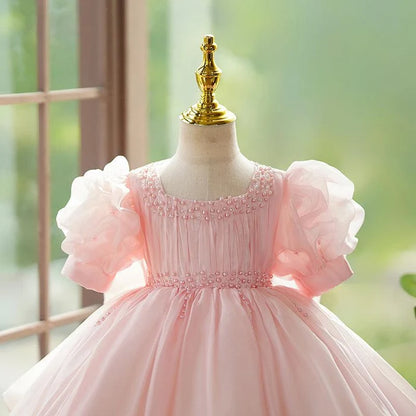 Floryme Tutu Organza Dress for Birthday Party & Flower Girl