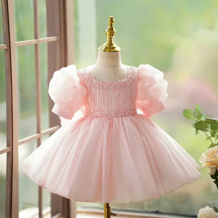 Floryme Tutu Organza Dress for Birthday Party & Flower Girl