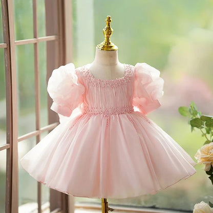 Floryme Tutu Organza Dress for Birthday Party & Flower Girl